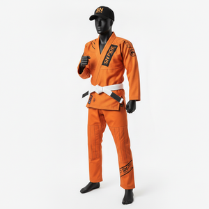 Uniforme de Jiu-Jitsu Brésilien (BJJ) 100 % Coton de Haute Qualité 2026 pour Adultes – Tenue Personnalisée d'Entraînement d'Arts Martiaux – Combinaison BJJ - Product Image 5