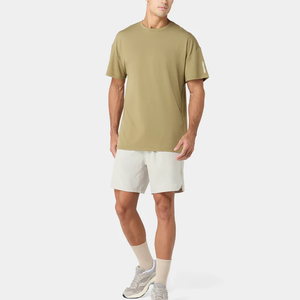 Camiseta de Manga Corta para Hombre, 100% Algodón, Estilo Urbano, Corte Regular, Cuello Redondo, Lisa, con Impresión de Logotipo Personalizado, Informal, Verano, Venta al Por Mayor - Product Image 5