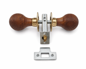 Loquet tubulaire nickelé pour porte, vente en gros, entraxe 45 mm - Product Image 4