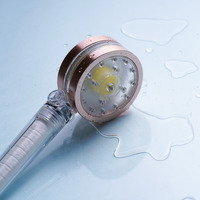 FONAH S850 OEM ODM Robinet de douche sur pied en acier inoxydable, design traditionnel, avec filtre à vitamine C et double poignée, jet pluie