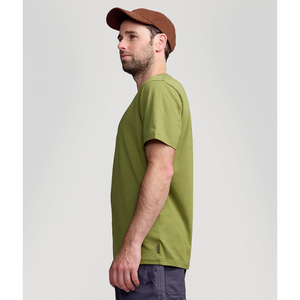 เสื้อยืดโอเวอร์ไซส์คุณภาพสูงสำหรับผู้ชาย ผ้าฝ้าย 100% หนานุ่ม ไซส์ใหญ่พิเศษ ขายส่ง ผ้าป่านออร์แกนิค คอกลม ระบายอากาศได้ดี - Product Image 2