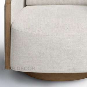 Fauteuil d'appoint Lunera au design moderne et minimaliste pour les intérieurs de salon ou de chambre à coucher 1000g Uber Decor - Product Image 3