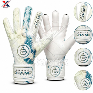 Gants de gardien de but neufs en cuir, logo et couleur personnalisés, unisexes, pour clubs et équipes, vente en gros, prix compétitif - Product Image 6