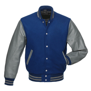 Vestes universitaires pour hommes de haute qualité, personnalisables en gros, idéales pour l'hiver, avec logo brodé et col montant - Product Image 5