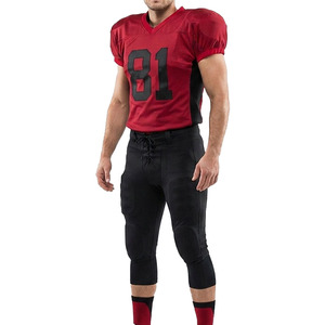 Équipement de football américain haut de gamme pour hommes, pantalons de protection renforcés, maillot avec logo d'équipe, personnalisation en gros, fabrication de vêtements - Product Image 1