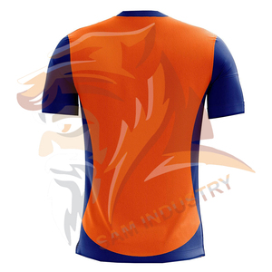เสื้อฟุตบอลขายตรงจากโรงงาน จำนวนมาก ผลิตจากโพลีเอสเตอร์ 100% น้ำหนักเบา เป็นมิตรกับสิ่งแวดล้อม ระบายอากาศได้ดี - Product Image 2