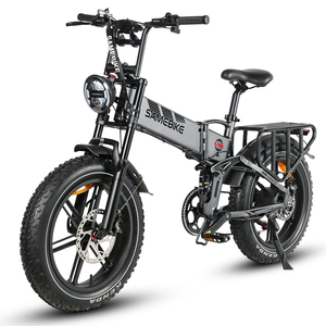 For RS-A02 20 Inch Removable 48V17AH Lithium Battery <strong>Ebike</strong> Aluminum Alloy <strong>Frame</strong> 7 Speed Electric <strong>Fat</strong> Tire bicycle 1200D Motor - Product Image 1
