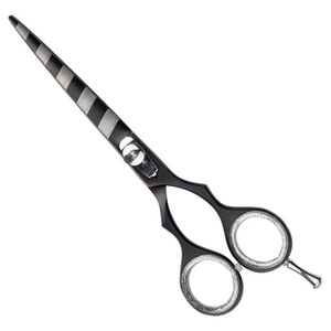 Ciseaux à cheveux professionnels en acier inoxydable avec lame tranchante, 28 dents, manche long durable en plastique, pour droitiers, pour la coiffure - Product Image 4