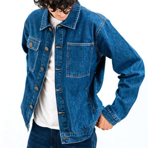 เสื้อเชิ้ตเดนิมถักสำหรับผู้ชาย ปรับแต่งได้ นุ่ม สบาย ระบายอากาศดี ดีไซน์โดดเด่น พร้อมโลโก้ส่วนตัว ราคา - Product Image 4