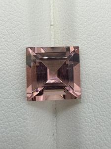 Gemas Naturales de Shamim, Morganita, 2.23 Quilates, Corte Baguette de 8x8 mm, Color Rosa Bebé, Piedra Suelta, India, Joyería Genuina - Product Image 3
