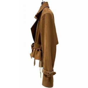 Chaqueta Bomber de Cuero Genuino para Mujer, Estilo Vintage, Clásica de Invierno, con Logotipo Personalizado, Transpirable, para Primavera, Venta al Por Mayor RTS - Product Image 3