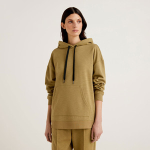 Sweat à capuche ample et confortable pour l'entraînement et la gym, à manches longues, respirant, style sport, pour femmes - Product Image 2