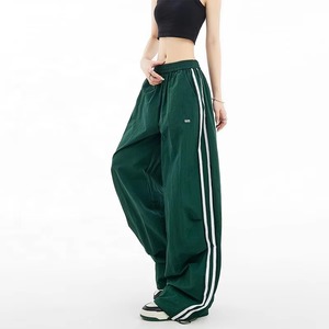 Pantalones Cargo Whiteaura International de Nailon Cortavientos de Peso Medio con Absorción de Humedad, Estilo Paracaídas, Cintura Elástica con Cordón - Product Image 4