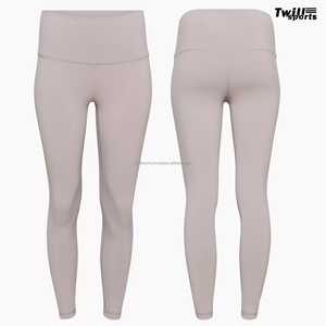 กางเกงเลกกิ้งออกกำลังกายสำหรับผู้หญิง ยี่ห้อ TWILL SPORTS ผลิตจากผ้าสแปนเด็กซ์/โพลีเอสเตอร์/คอตตอน เอวสูง ระบายอากาศได้ดี ไร้ตะเข็บ ผ้าถักน้ำหนัก 220 กรัม - Product Image 5