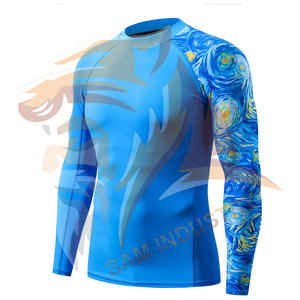 Casual Wear High Quality Men <b>Compression</b> <b>Shirts</b> Lightweight Long Sleeve Eco-Friendly Quick Dry Breathable <b>Compression</b> <b>Shirts</b> - Product Image 3