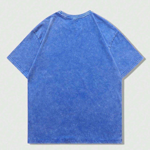 Camiseta de Algodón Oversize con Lavado Ácido Personalizada OEM, Estampado DTF, Gráfico de Esqueleto, Estilo Urbano Vintage, Venta al por Mayor Unisex B2B - Product Image 4