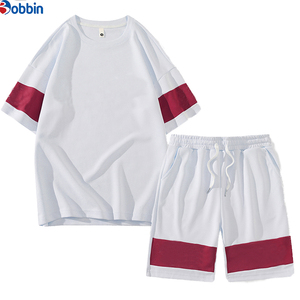 Conjunto de Verano para Hombre, Nuevo Conjunto de Moda, Camiseta con Estampado de Letras y Solapa, Estilo Casual, Holgado, de Manga Corta - Product Image 6