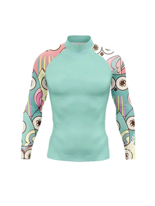<b>Men</b> Rash Guard Swim <b>Shirts</b> UPF 50 Base layer Long Sleeve Skins <b>Compression</b> Performance Fit Top <b>Shirt</b> <b>for</b> Surfing and Diving - Product Image 4