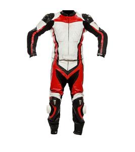 Combinaison de course pour moto, veste et pantalon en Cordura textile et cuir, 100 % polyester, combinaison Cordura - Product Image 1
