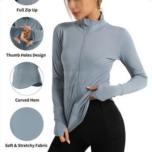 Premium Women Yoga <b>Jacket</b> <b>Lightweight</b> Full Zip Activewear Layer For Stretch Training <b>Running</b> Fitness And Daily Comfort - Product Image 3