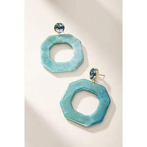 Pendientes de Resina Premium, Diseño Elegante Hecho a Mano para una Durabilidad Prolongada, para Fiestas, Uso Casual y Festivo - Product Image 1