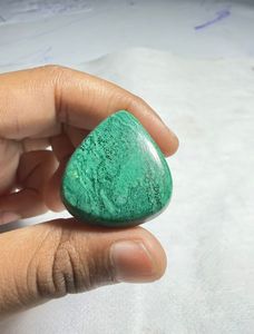Jade natural verde Paradise Cabochon, colgante de cristal suelto de diseño, gema para la fabricación de joyería curativa - Product Image 2