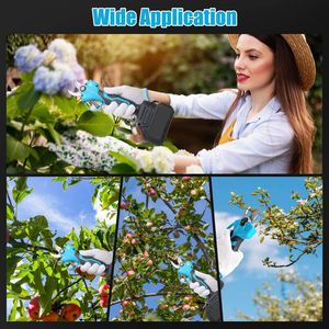 Forbice da Potatura Senza Fili 2-in-1 con Asta Estensibile, Batterie 21V 4000mAh, 200 Minuti di Autonomia per Potatura Alberi e Siepi - Set di Utensili - Product Image 3