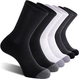 <b>Women's</b> Crew Athletic <b>Socks</b> White Spandex Striped Breathable Comfortable Daily Wear Mid-Calf Knitted CLASS 4 <b>Compression</b> Autumn - Product Image 5