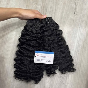 Extensions de cheveux bouclés birmanes HOT Steam, couleur noire naturelle, extensions de cheveux humains vietnamiens, plusieurs longueurs, prêtes à être expédiées - Product Image 6