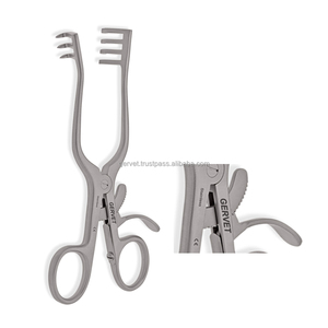 Retracteur chirurgical vétérinaire orthopédique auto-serrant réglable en acier inoxydable forgé allemand, réutilisable, petites et grandes tailles - Product Image 2