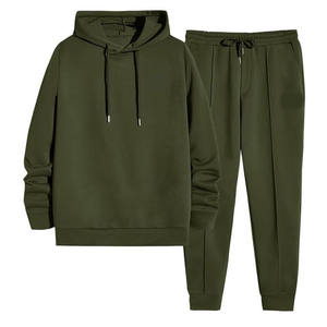 Nuevo conjunto deportivo para hombre, sudadera con capucha, pantalones deportivos, tela transpirable, para entrenamiento físico, gimnasio, en oferta. - Product Image 1