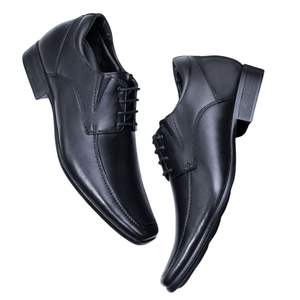 Zapatos de Cuero para Hombre con Envío Gratis, Punta Redonda, Elegantes, Casuales, Formales, Cómodos, con Cordones, Calzado de Vestir, Fabricante OEM para Exportación - Product Image 2