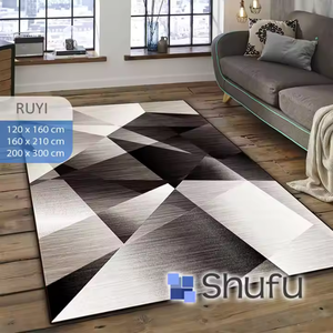 Tapis Shufu de haute qualité Matériau en flanelle douce avec un design unique Style moderne pour un usage domestique - Product Image 2