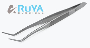 Pinzas Quirúrgicas Dentales Ruya RS-9030 de Acero Inoxidable Alemán, Pinzas Manuales para Aplicaciones Quirúrgicas, Pinzas para Tejidos Quirúrgicos, CE ISO - Product Image 3