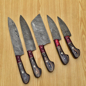 Modern Damascus Steel <b>Kitchen</b> Knife Set With Stylish Design And Practical Function For Everyday <b>Kitchen</b> Tasks - Product Image 1