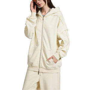 Sudaderas con Cremallera Personalizadas al por Mayor de Alta Demanda, 100% Algodón, Transpirables, Resistentes al Viento e Impermeables, con Impresión Digital, Talla Grande, Unisex para Invierno - Product Image 3