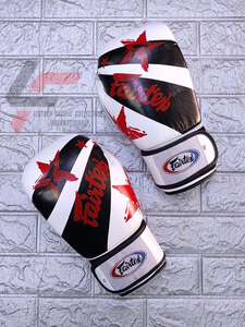 ถุงมือชกมวยไทย Fairtex ผลิตจากโรงงานโดยตรง หนังแท้ ติดตีนตุ๊กแก ป้องกันการลื่น  แบบเต็มนิ้ว  รับสั่งทำพิเศษ - Product Image 6