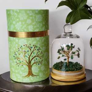 Dôme en cristal multicolore en forme d'arbre, décoratif, avec perles et pierres bleues, objet de décoration pour la maison - Product Image 5