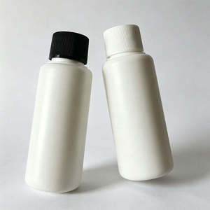 Botellas de Plástico HDPE Naturales de 1 OZ, Color Personalizado, Etiqueta de Plástico con Estampado Dorado 20-410, Impresión por Serigrafía - Product Image 2