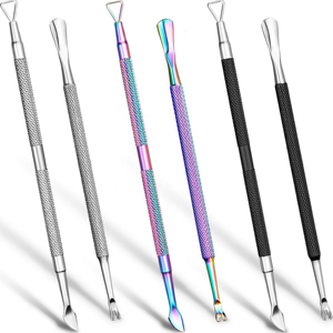 Pousse-cuticules professionnel en bois, cuillère nettoyante pour ongles, bâtonnet pour éliminer les peaux mortes, outil pour manucure et pédicure - Product Image 1