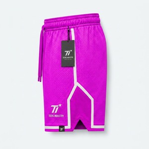 Pantalones Cortos de Baloncesto de Alta Calidad con Cintura Elástica, Diseño Sólido, Material de Secado Rápido, Ajuste Relajado, Estilo Atlético Cómodo - Product Image 6