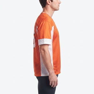 Maillots de lacrosse pour hommes en gros, respirants, à manches courtes, avec design sublimé, maillot de lacrosse personnalisé en maille de qualité supérieure - Product Image 3