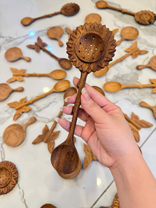 Natural Wooden <b>Spoon</b> for Kitchen Cooking and <b>Serving</b> - Product Image 6