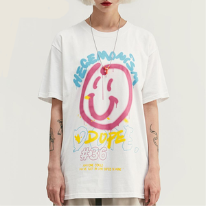 Camiseta de Verano para Hombre, Manga Corta, Estampado Digital, Secado Rápido, Transpirable, Ecológica, Mezcla de Algodón/Poliéster, Estilo Urbano, Corte Holgado - Product Image 2