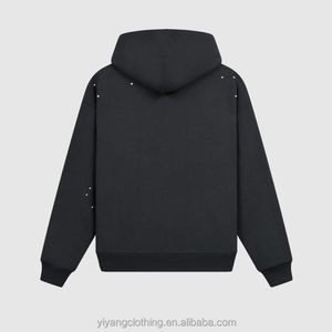 Sudadera con Capucha Personalizada para Hombre, Fabricante de Sudaderas con Logotipo de Pedrería, Servicio OEM - Product Image 2