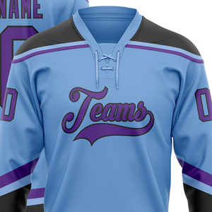 Maillot de hockey personnalisé pour équipe, 100 % polyester, décontracté, à manches longues, pull sportif avec impression par sublimation - Product Image 3