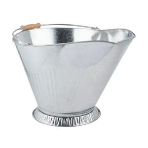 Nouvel Arrivage – Seau à Cendres de Cheminée de Luxe en Fer Galvanisé Noir, Robuste, pour Bois de Chauffage, Taille, Forme et Couleur Personnalisables - Product Image 2