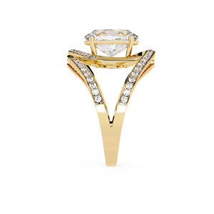 Anillos Clásicos de Compromiso, Boda y Aniversario en Oferta, Diamante Cultivado en Laboratorio con Corte Ovalado de 7CT, Certificado IGI, Anillo de Oro Sólido de 14K - Product Image 2