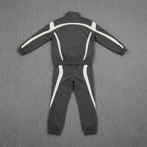 Men's 100% Cotton Reversible Fleece Windbreaker Tracksuit Winter Breathable Eco Friendly Streetwear <b>Set</b> - Product Image 3