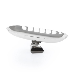 Middle East Modern Eco-Friendly Stainless Steel <b>Wedding</b> Customizable <b>Chocolate</b> Cake Stand Superior Quality Handmade Platter - Product Image 6